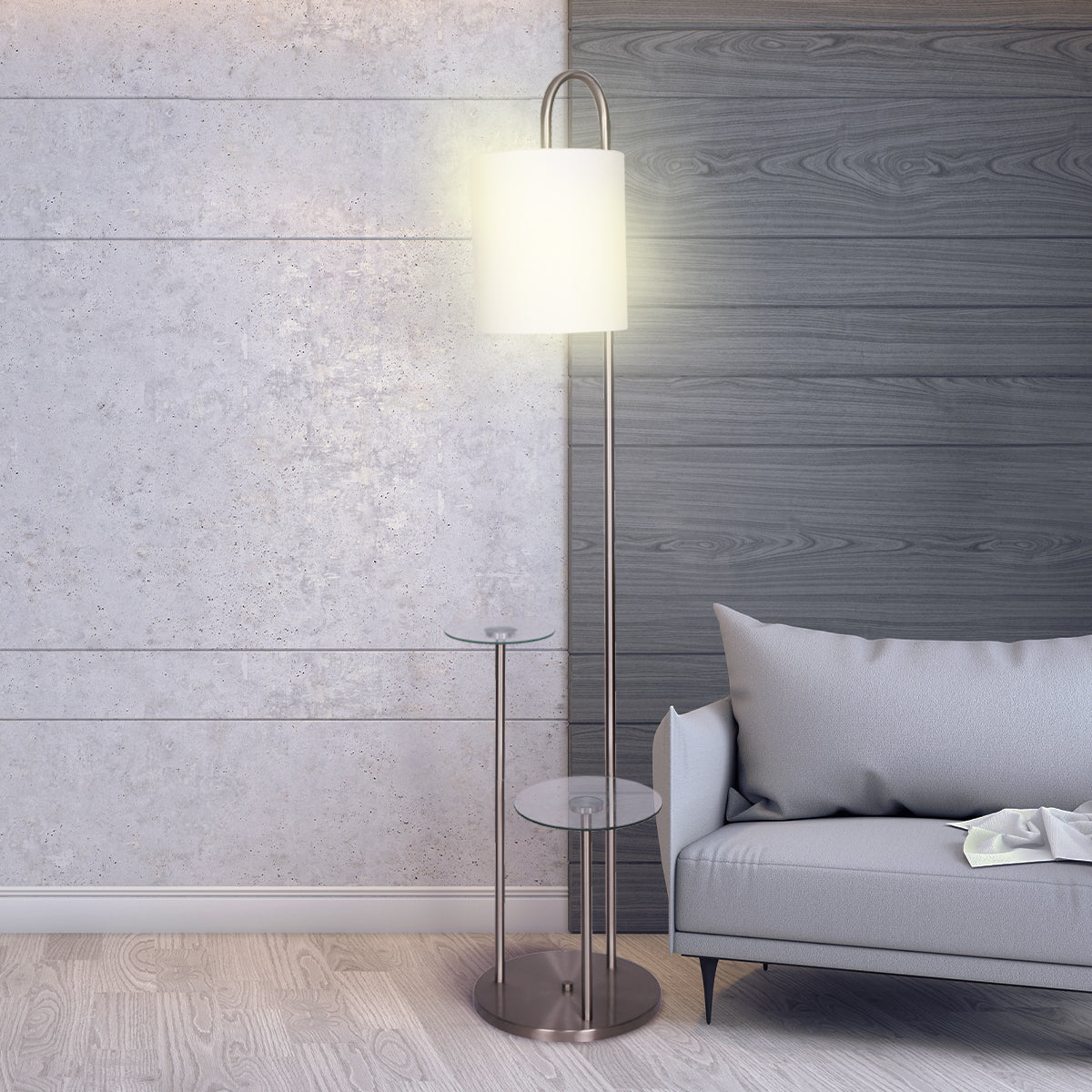 sarantino-metal-floor-lamp-with-glass-shelves www.mallsonline.com.au