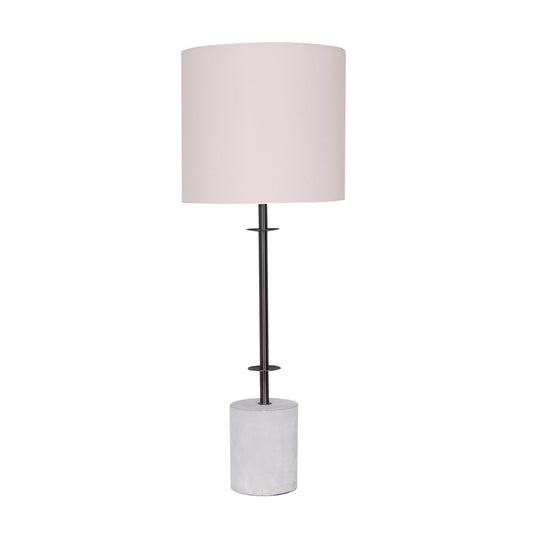 sarantino-concrete-metal-table-lamp-with-off-white-linen-shade www.mallsonline.com.au