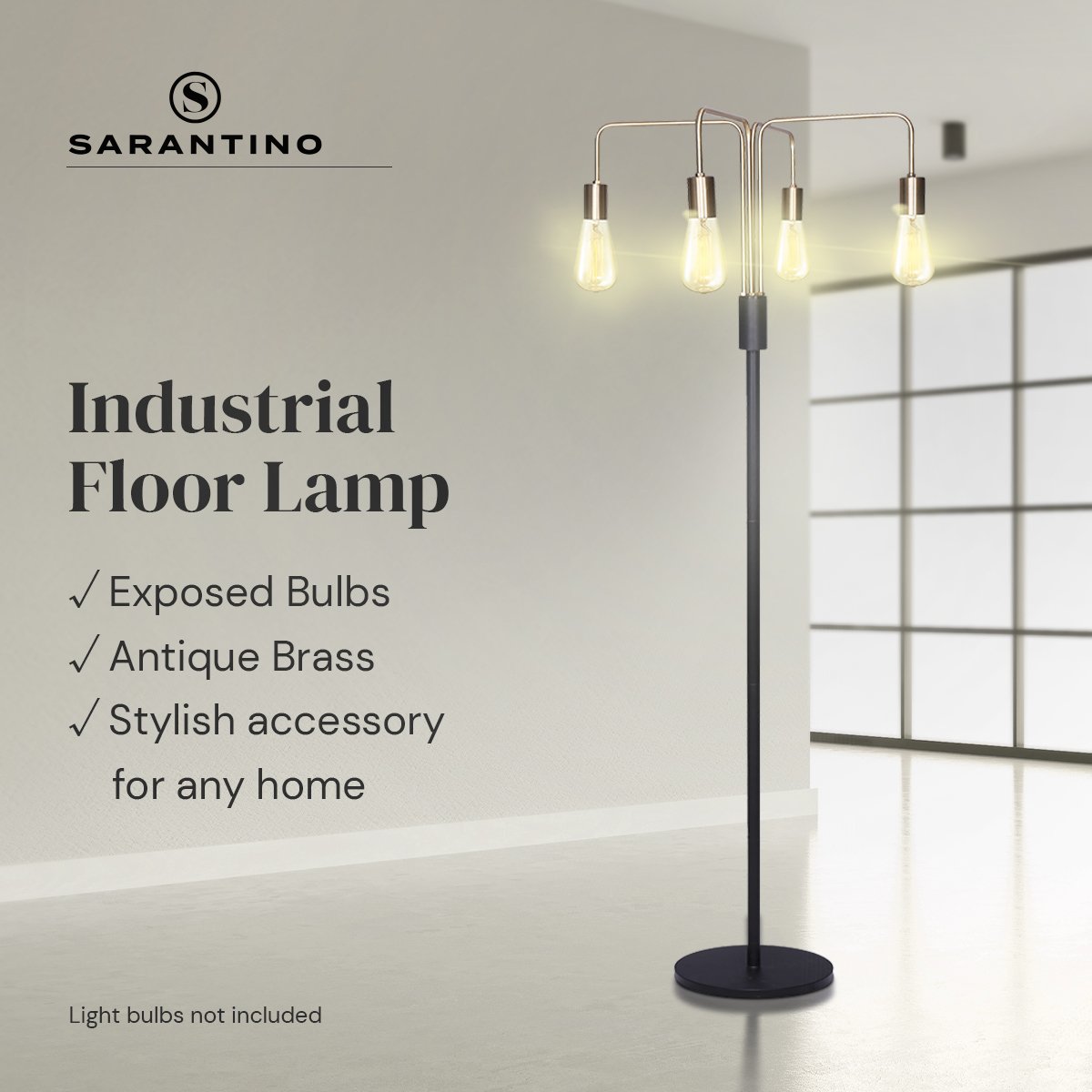 sarantino-modern-exposed-bulb-4-arm-industrial-light-floor-lamp www.mallsonline.com.au