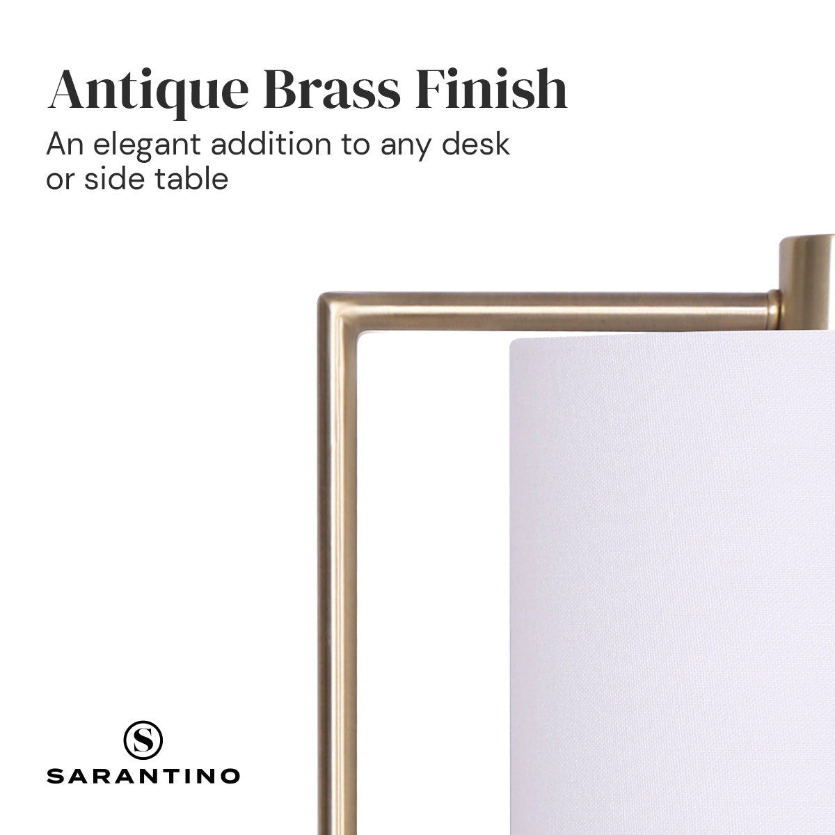 sarantino-metal-task-lamp-with-usb-charging-port-antique-brass-finish www.mallsonline.com.au