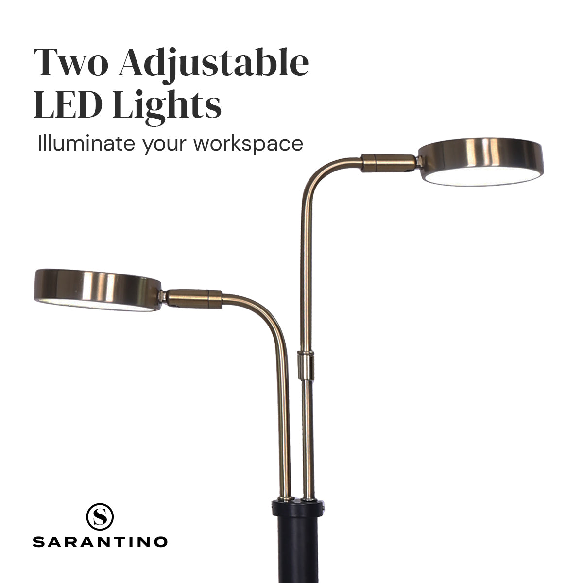 sarantino-led-metal-table-lamp-with-2-lights-brushed-gold-black-finish www.mallsonline.com.au