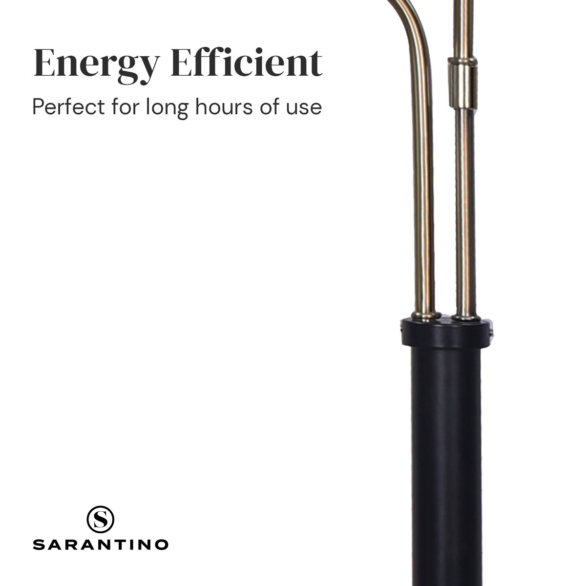 sarantino-led-metal-table-lamp-with-2-lights-brushed-gold-black-finish www.mallsonline.com.au