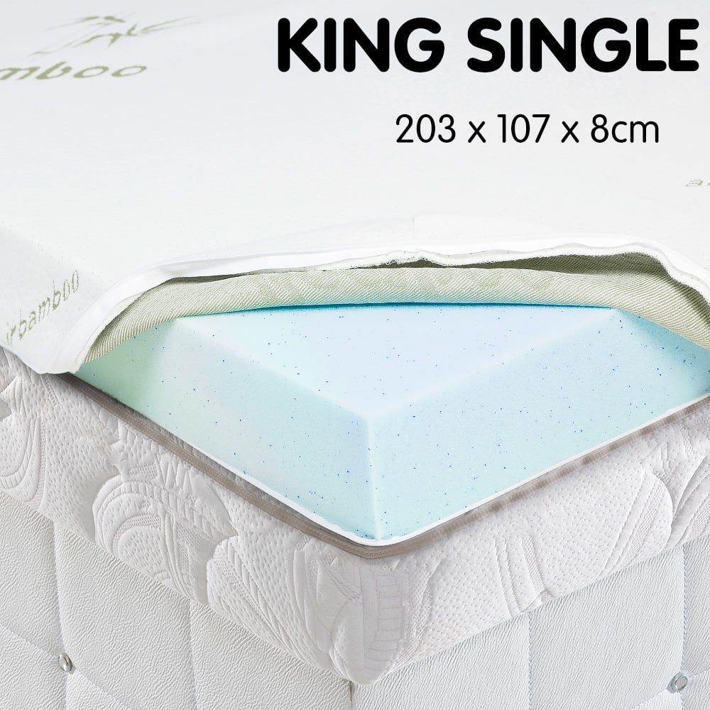 laura-hill-cool-gel-memory-foam-mattress-topper-king-single at www.mallsonline.com.au
