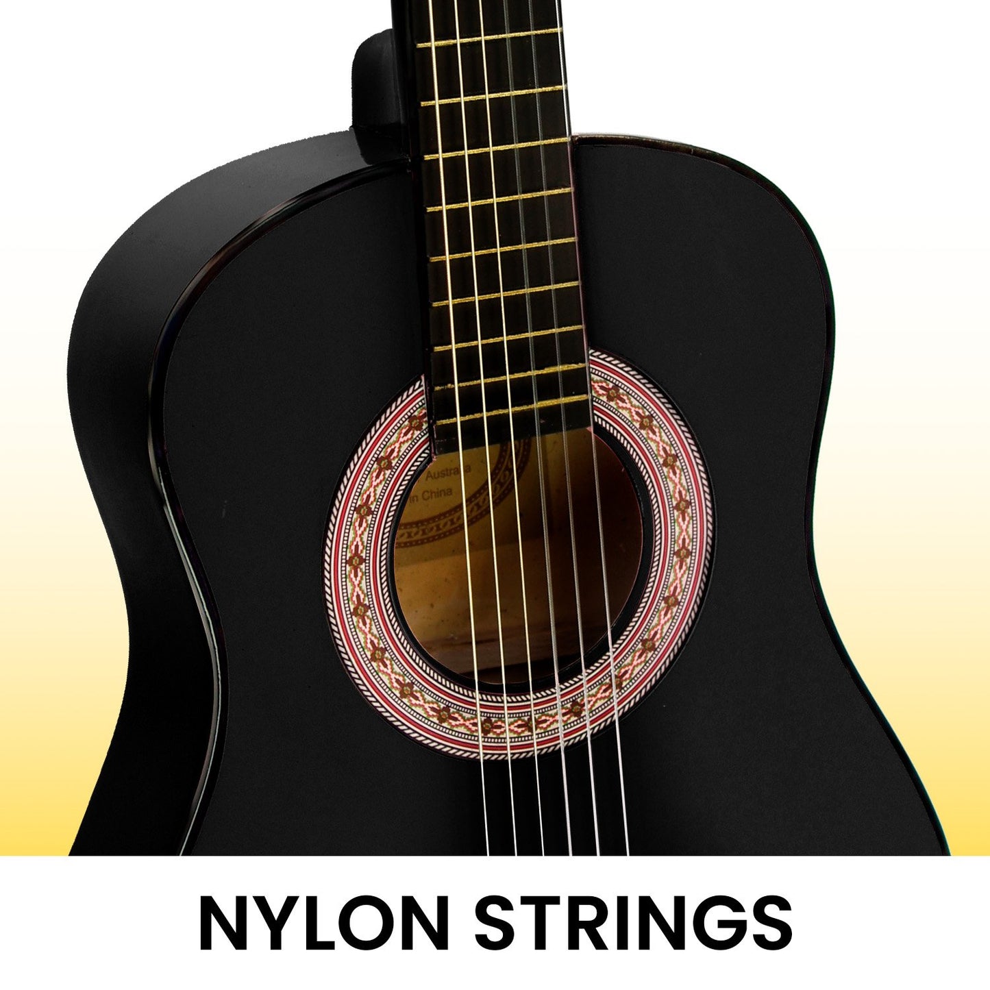 karrera-34in-acoustic-children-wooden-guitar-black at www.mallsonline.com.au