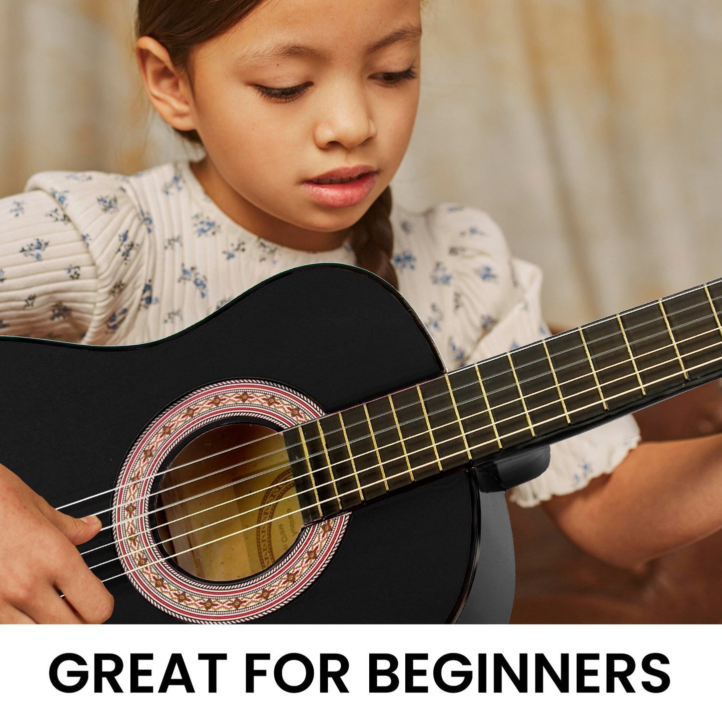 karrera-34in-acoustic-children-wooden-guitar-black at www.mallsonline.com.au