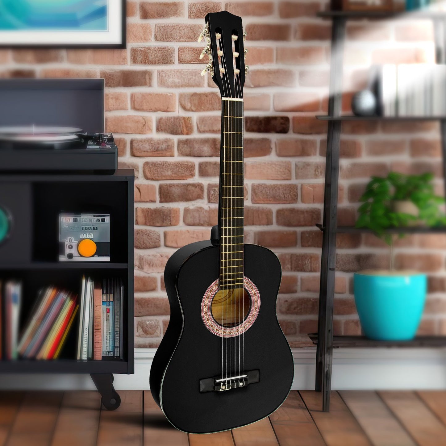 karrera-34in-acoustic-children-wooden-guitar-black at www.mallsonline.com.au