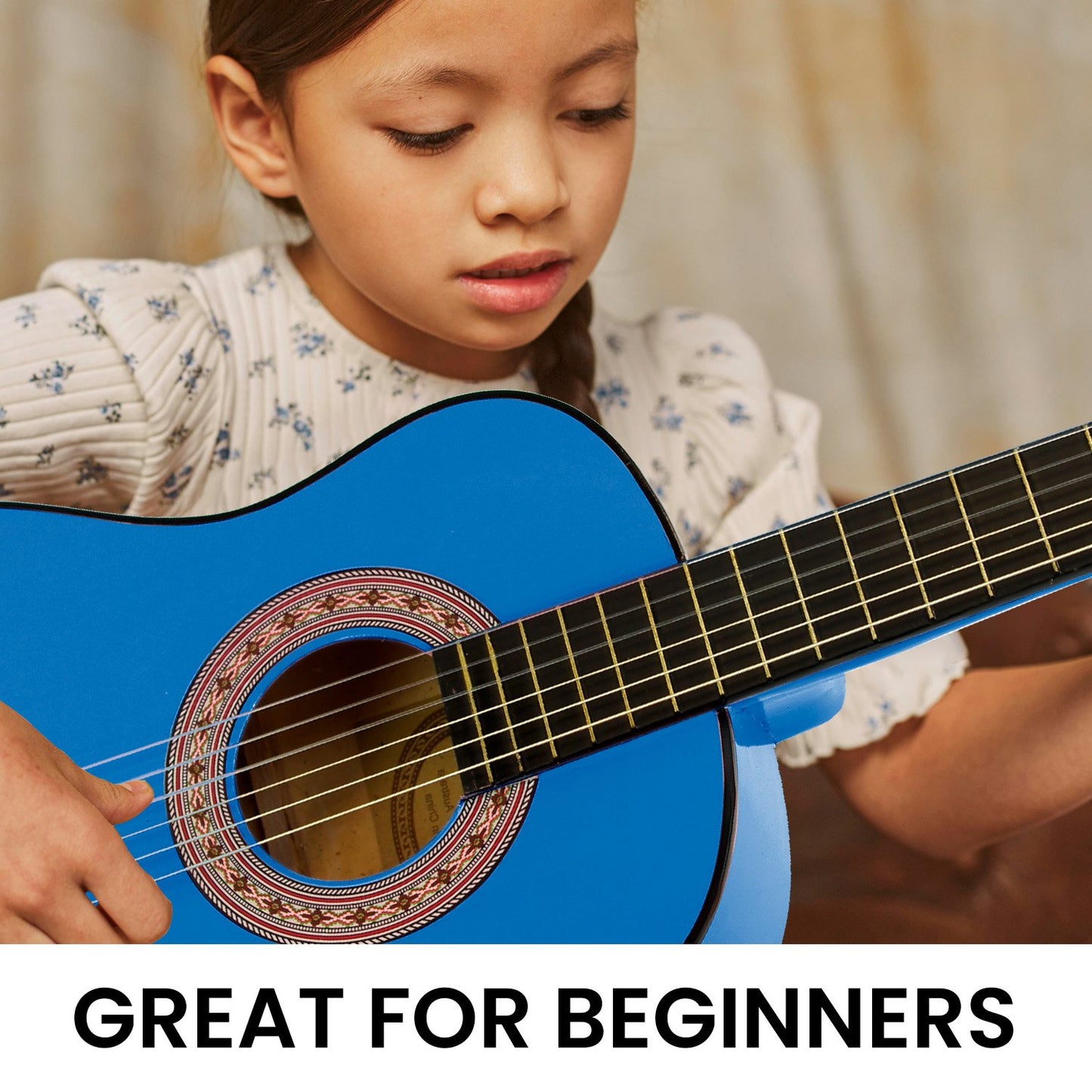 karrera-34in-acoustic-children-no-cut-guitar-blue at www.mallsonline.com.au