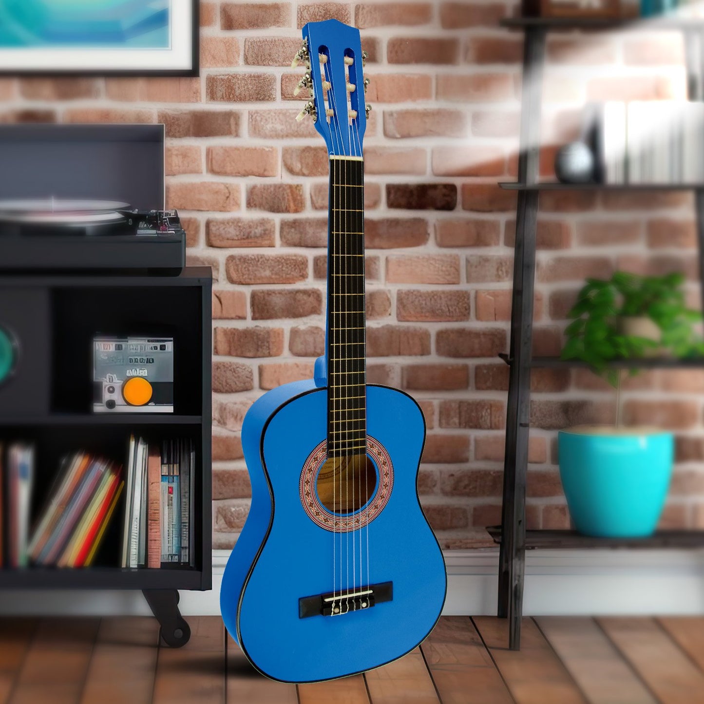 karrera-34in-acoustic-children-no-cut-guitar-blue at www.mallsonline.com.au