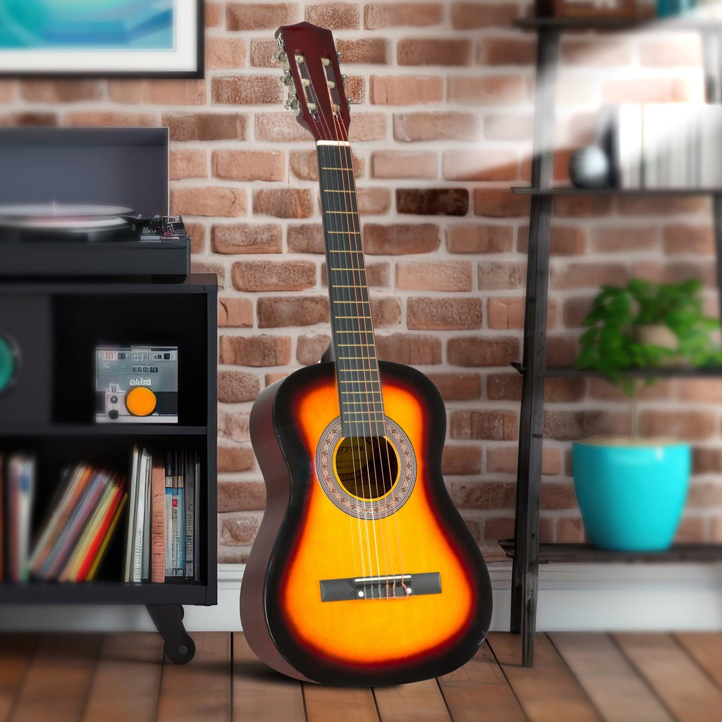 karrera-34in-acoustic-wooden-childrens-guitar-sunburst at www.mallsonline.com.au