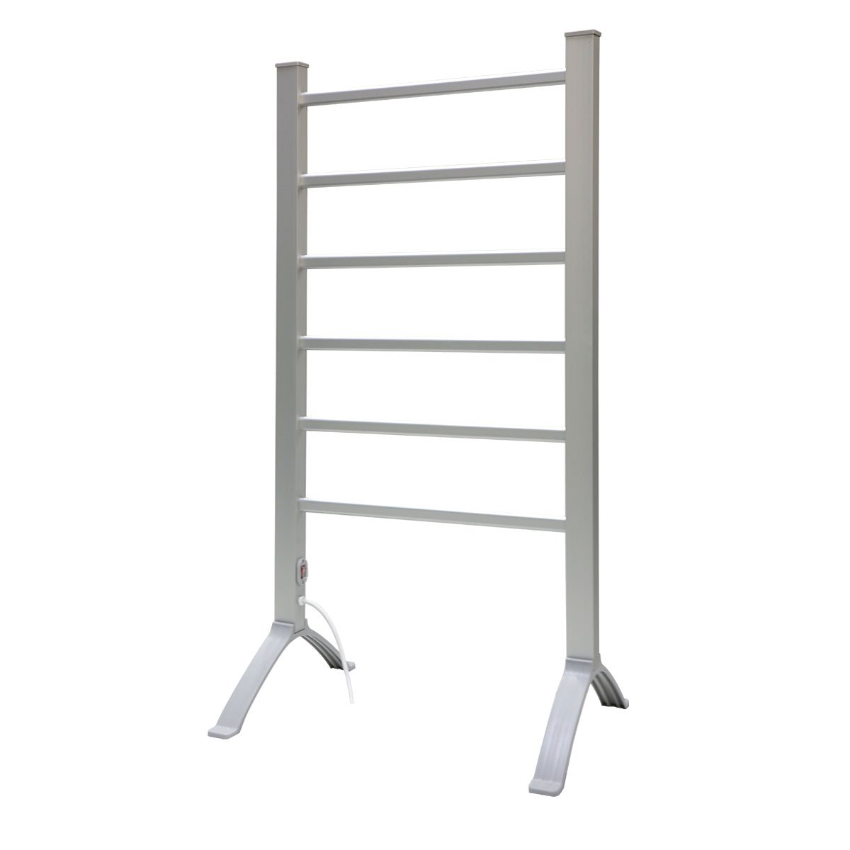pronti-heated-towel-rack-electric-bathroom-towel-rails-warmer-100w-silver at www.mallsonline.com.au
