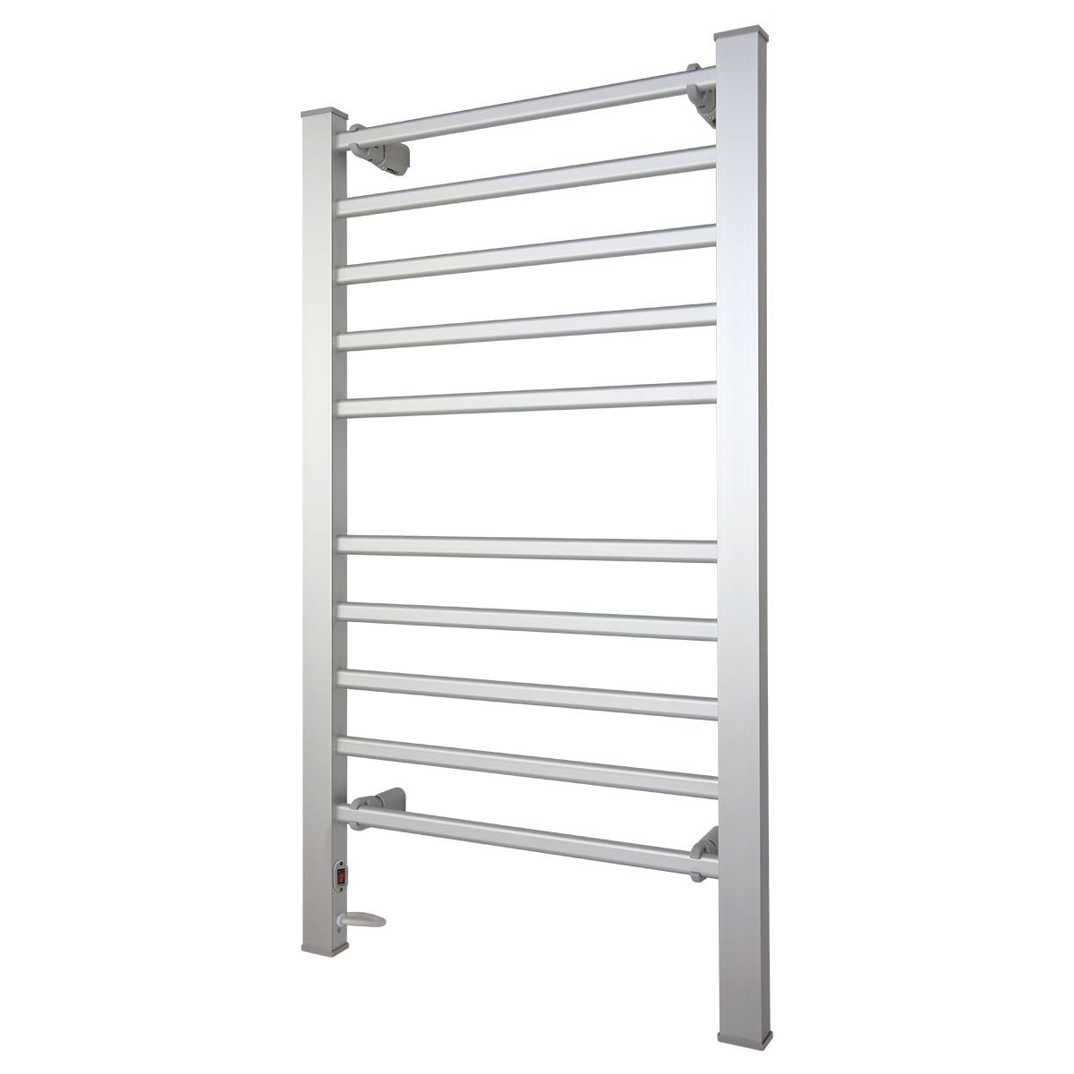 pronti-heated-towel-rack-electric-bathroom-towel-rails-warmer-ev-160-silver at www.mallsonline.com.au
