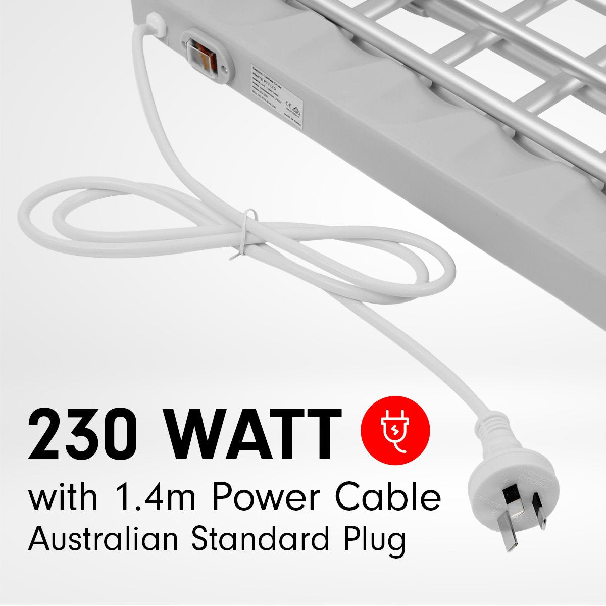 pronti-heated-towel-clothes-rack-dryer-warmer-rack-airer-heat-line-hanger-laundry at www.mallsonline.com.au