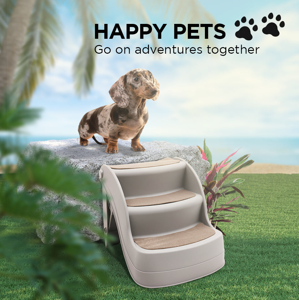 furtastic-38cm-foldable-pet-stairs-ramp-grey www.mallsonline.com.au