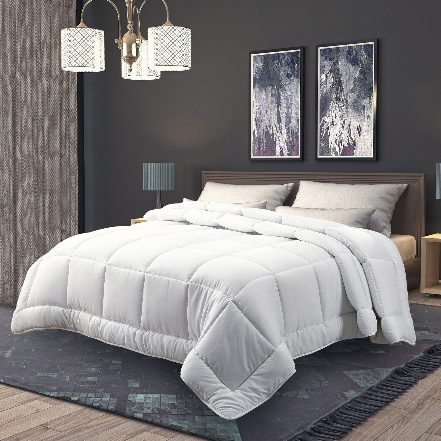 laura-hill-500gsm-goose-down-feather-comforter-doona-queen at www.mallsonline.com.au