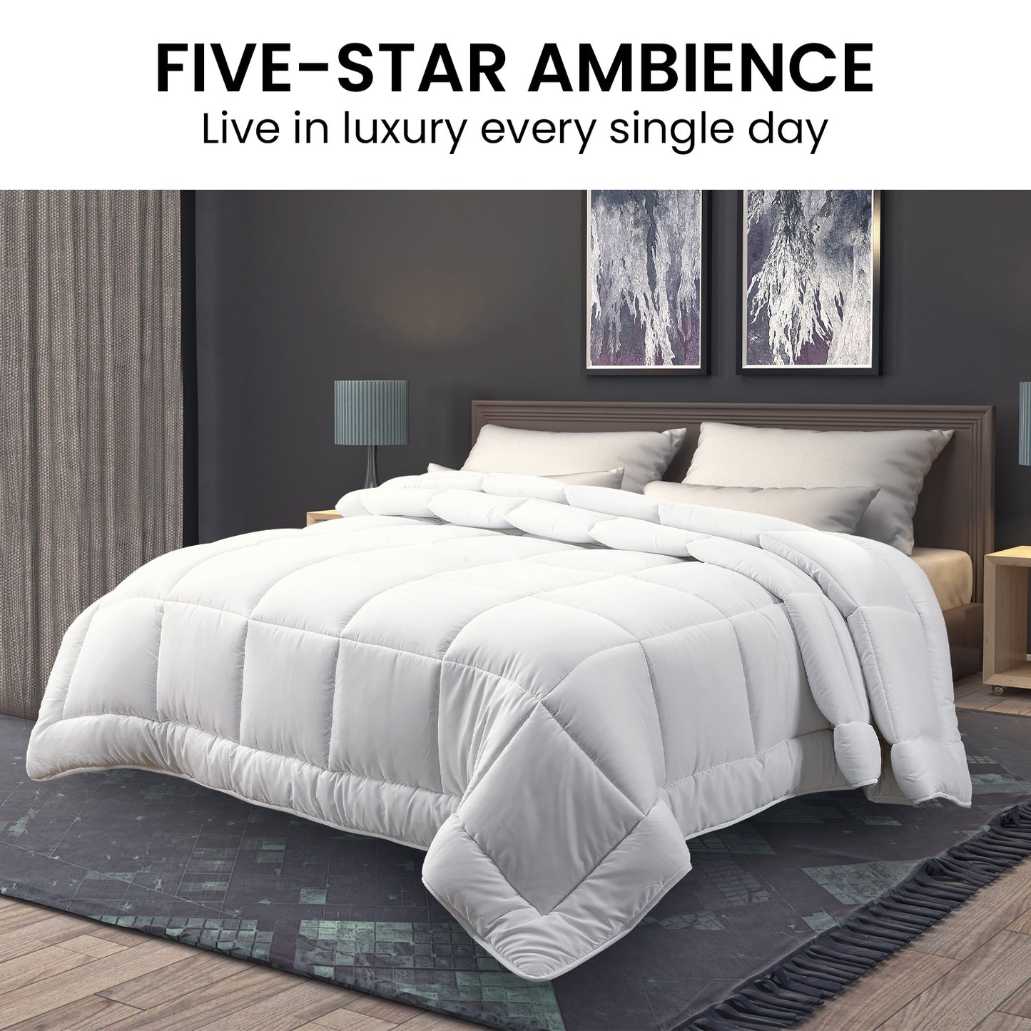 laura-hill-500gsm-goose-down-feather-comforter-doona-queen at www.mallsonline.com.au