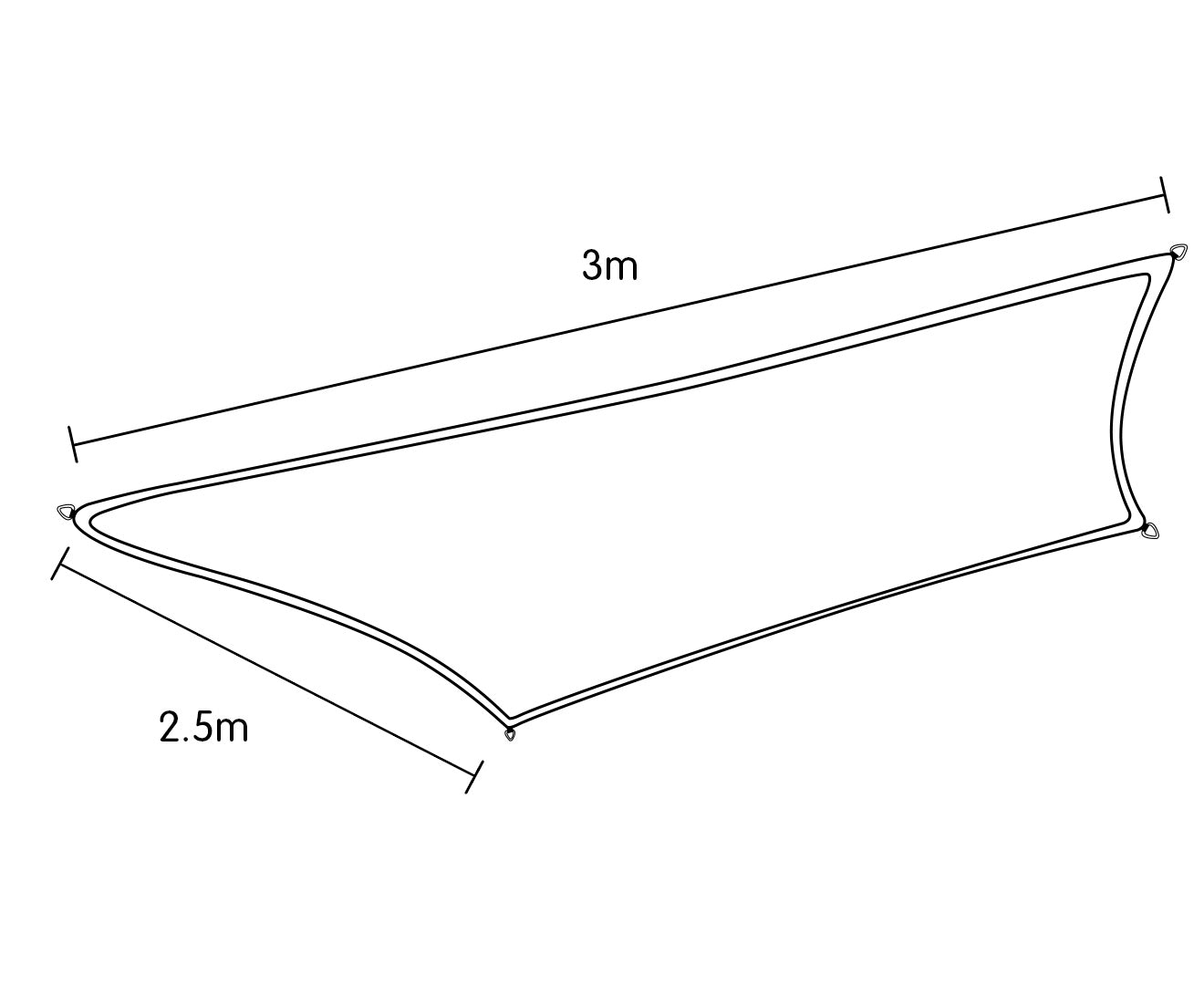 wallaroo-rectangular-shade-sail-3-x-2-5m-sand www.mallsonline.com.au