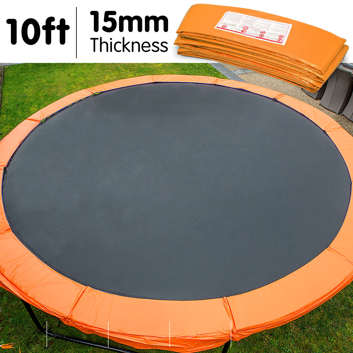 kahuna-10ft-trampoline-replacement-pad-round-orange www.mallsonline.com.au