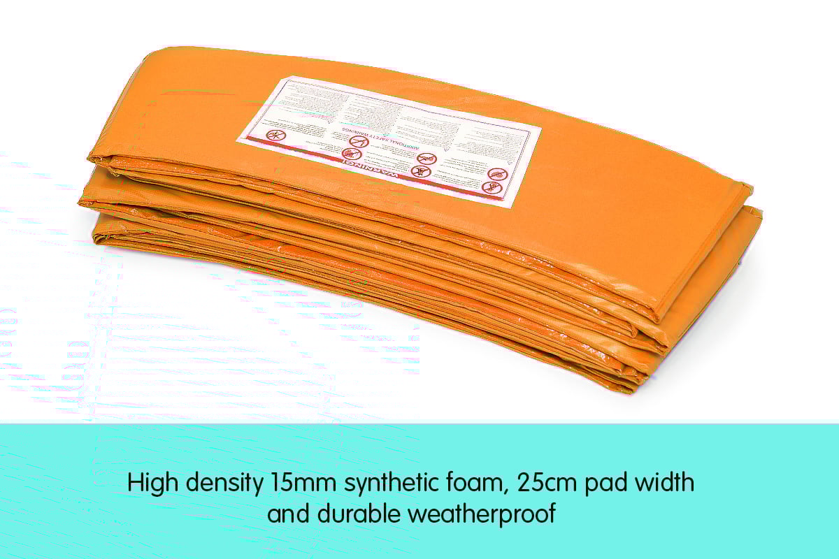 kahuna-10ft-trampoline-replacement-pad-round-orange www.mallsonline.com.au
