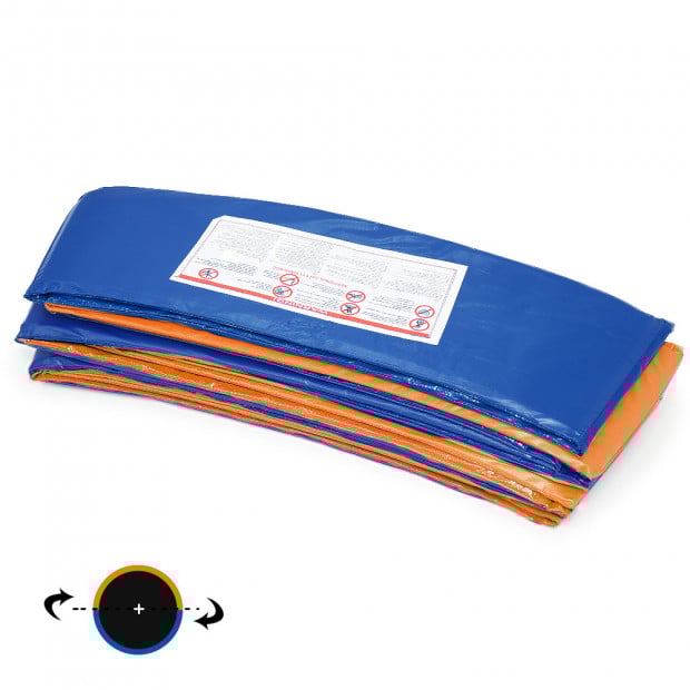 kahuna-12ft-trampoline-reversible-replacement-pad-round-orange-blue www.mallsonline.com.au