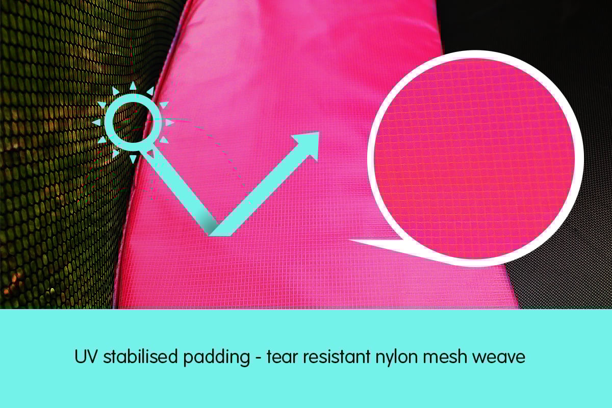 kahuna-12ft-trampoline-replacement-pad-round-pink www.mallsonline.com.au