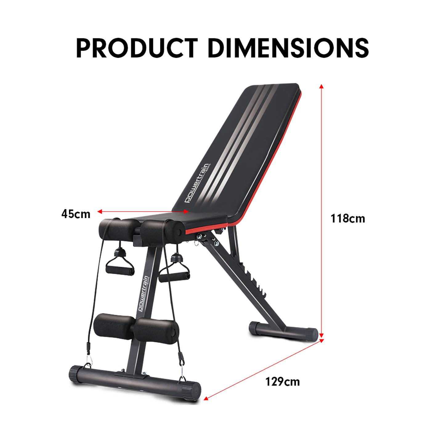 powertrain-adjustable-incline-decline-exercise-bench-resistance-bands www.mallsonline.com.au