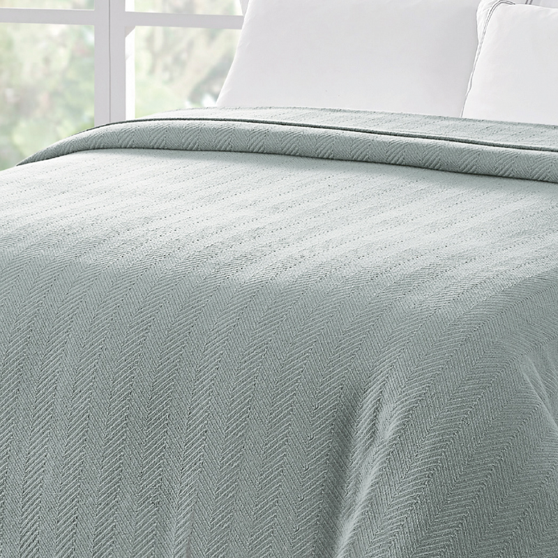 organic-woven-herringbone-grey-blanket-228-x-228-cm www.mallsonline.com.au