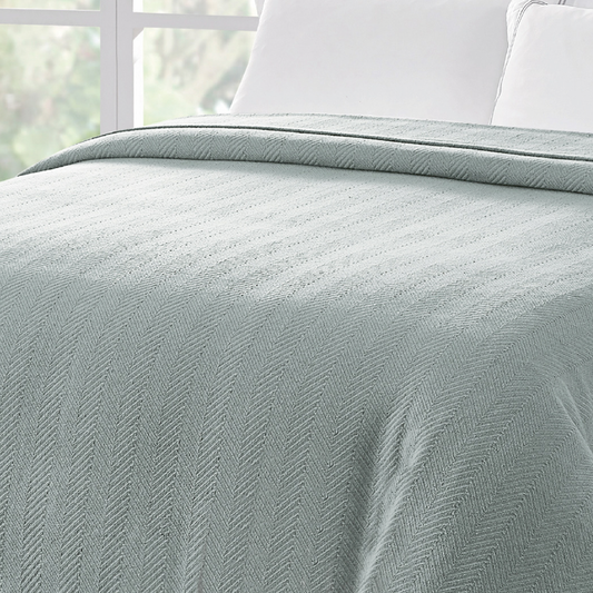 organic-woven-herringbone-grey-blanket-228-x-228-cm www.mallsonline.com.au