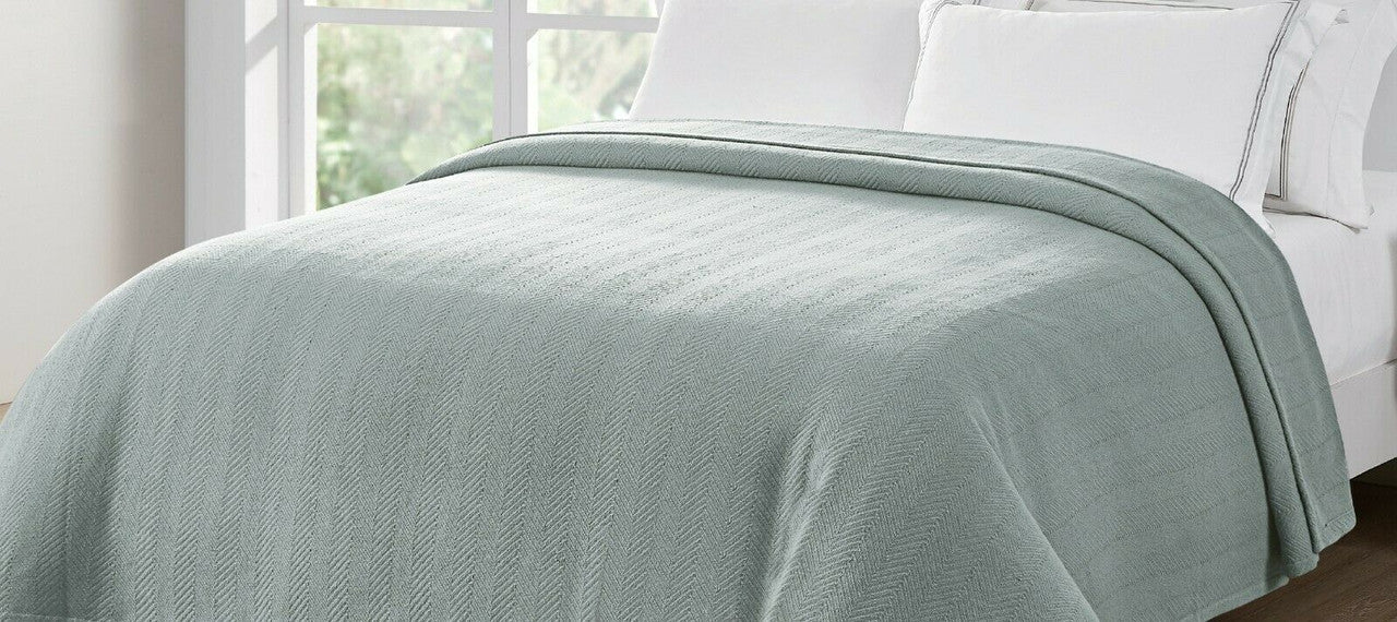 organic-woven-herringbone-grey-blanket-228-x-228-cm www.mallsonline.com.au