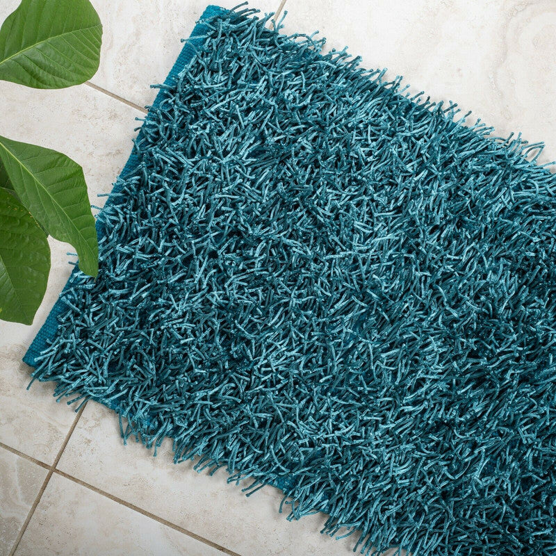 luxury-high-pile-soft-non-slip-bathmat-50-x-80cm-petrol at www.mallsonline.com.au