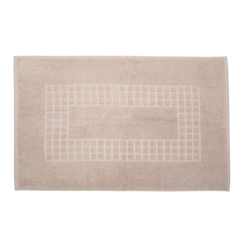 microfiber-soft-non-slip-bath-mat-check-design-taupe at www.mallsonline.com.au