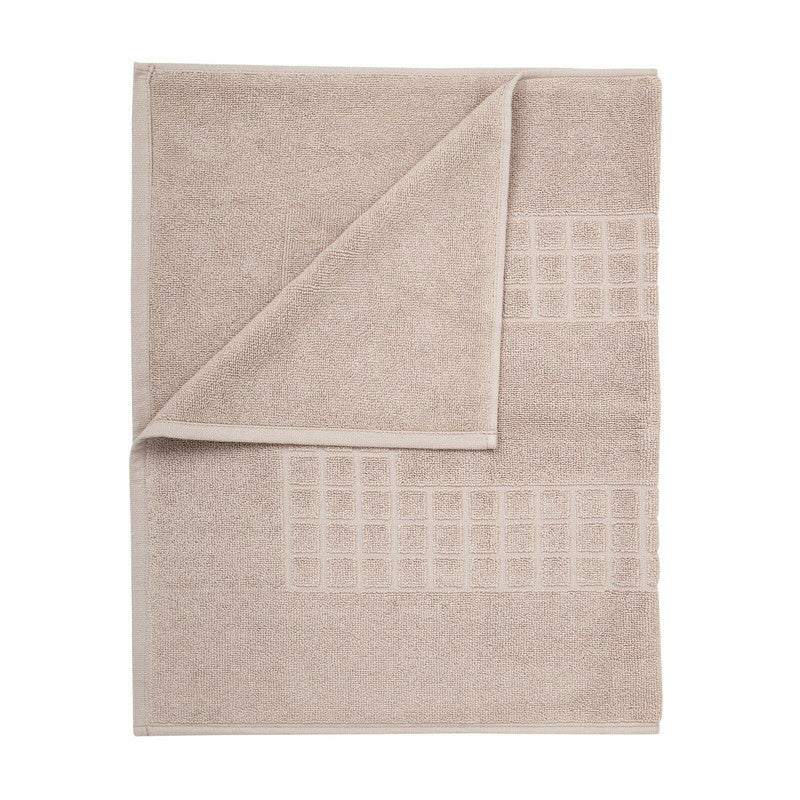 microfiber-soft-non-slip-bath-mat-check-design-taupe at www.mallsonline.com.au
