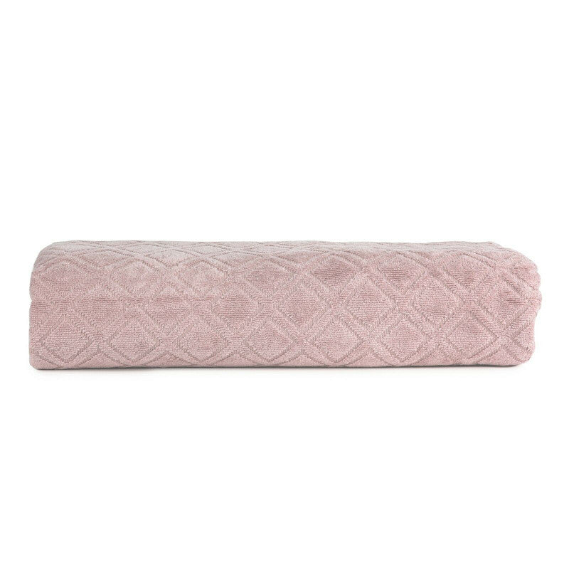 premium-velour-diamond-design-jacquard-bath-towel-pink at www.mallsonline.com.au