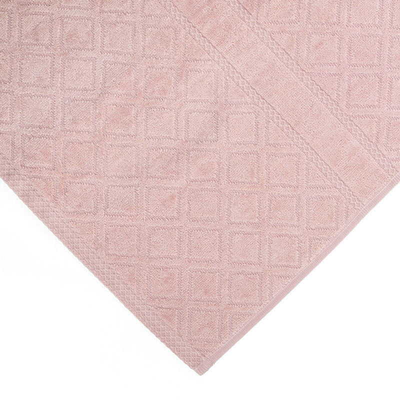 premium-velour-diamond-design-jacquard-bath-towel-pink at www.mallsonline.com.au