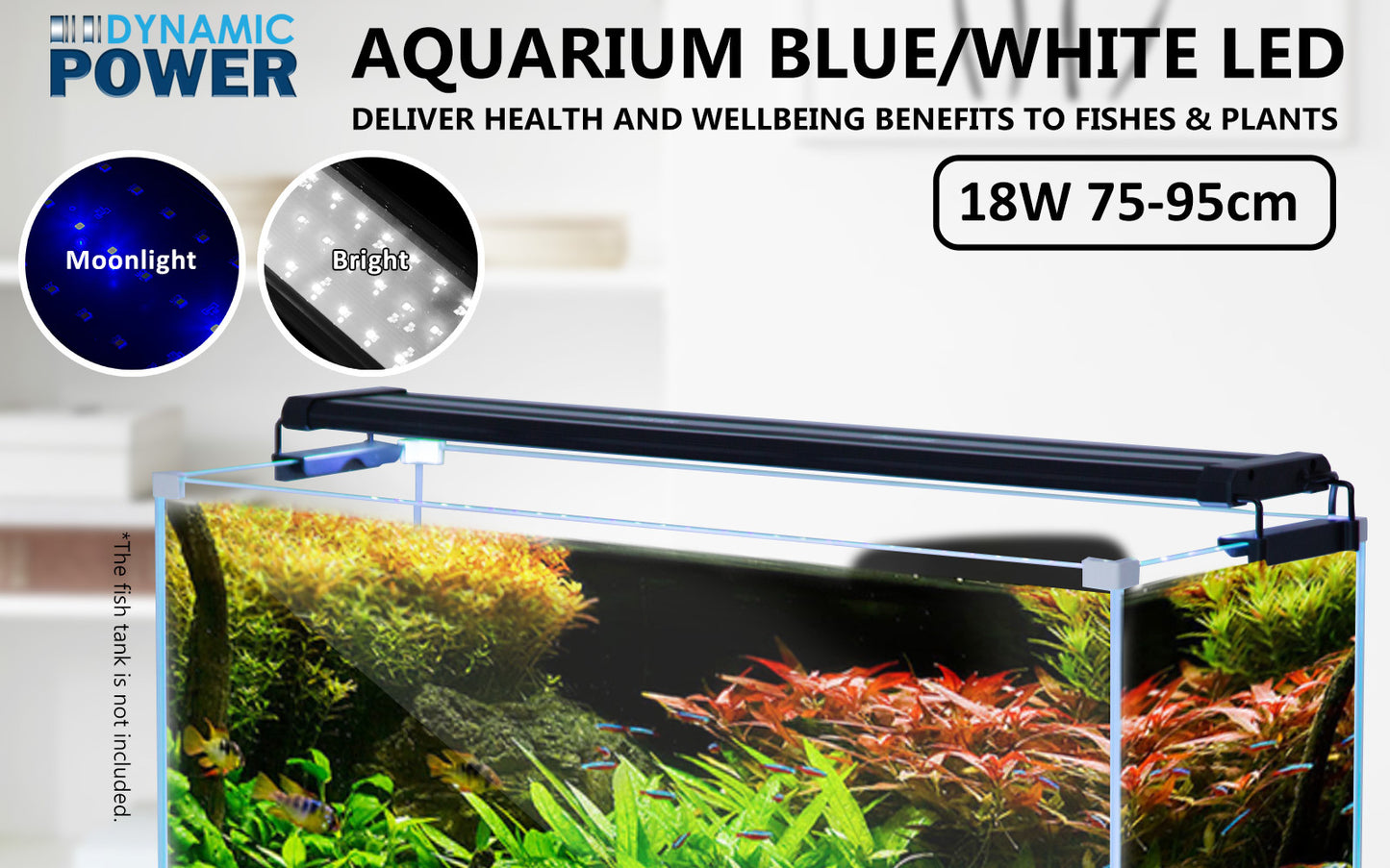 dynamic-power-2-set-18w-aquarium-blue-white-led-light-for-tank-75-95cm www.mallsonline.com.au