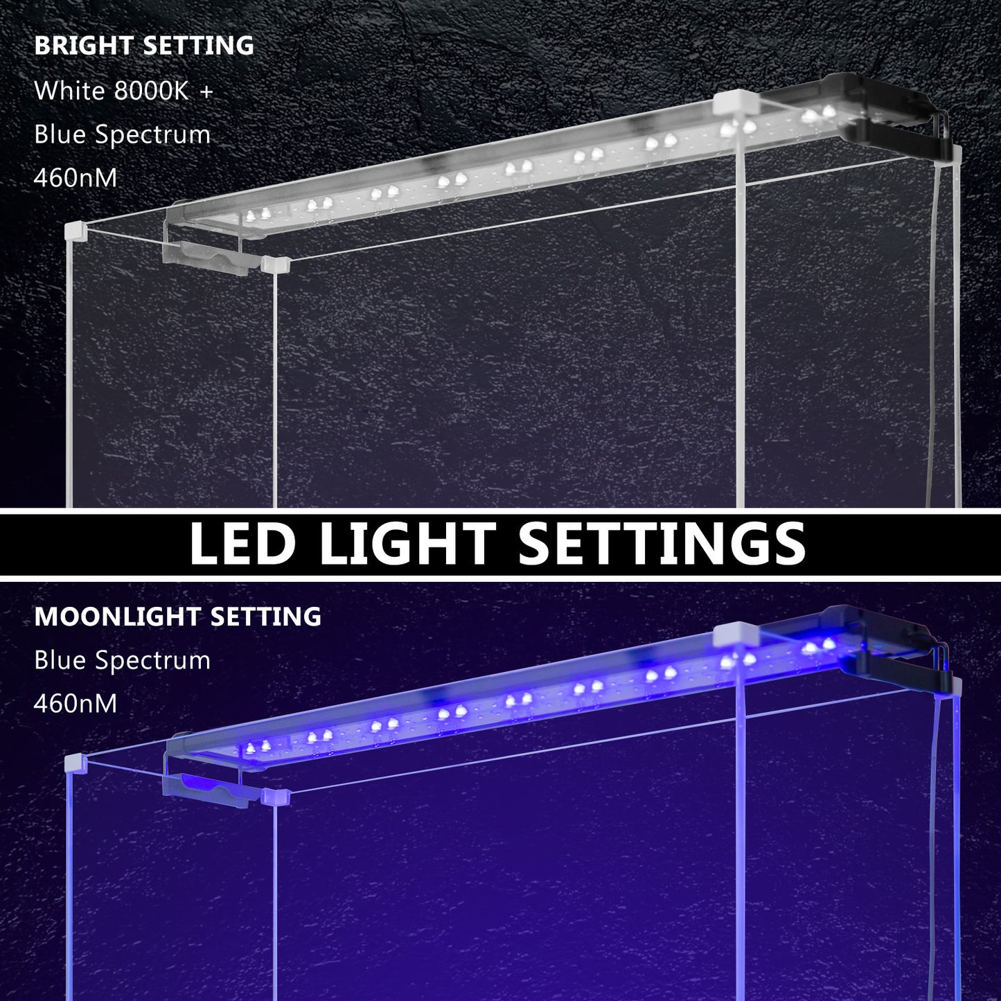 dynamic-power-2-set-18w-aquarium-blue-white-led-light-for-tank-75-95cm www.mallsonline.com.au