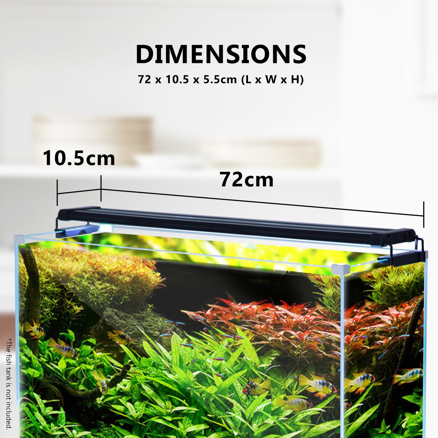 dynamic-power-2-set-18w-aquarium-blue-white-led-light-for-tank-75-95cm www.mallsonline.com.au