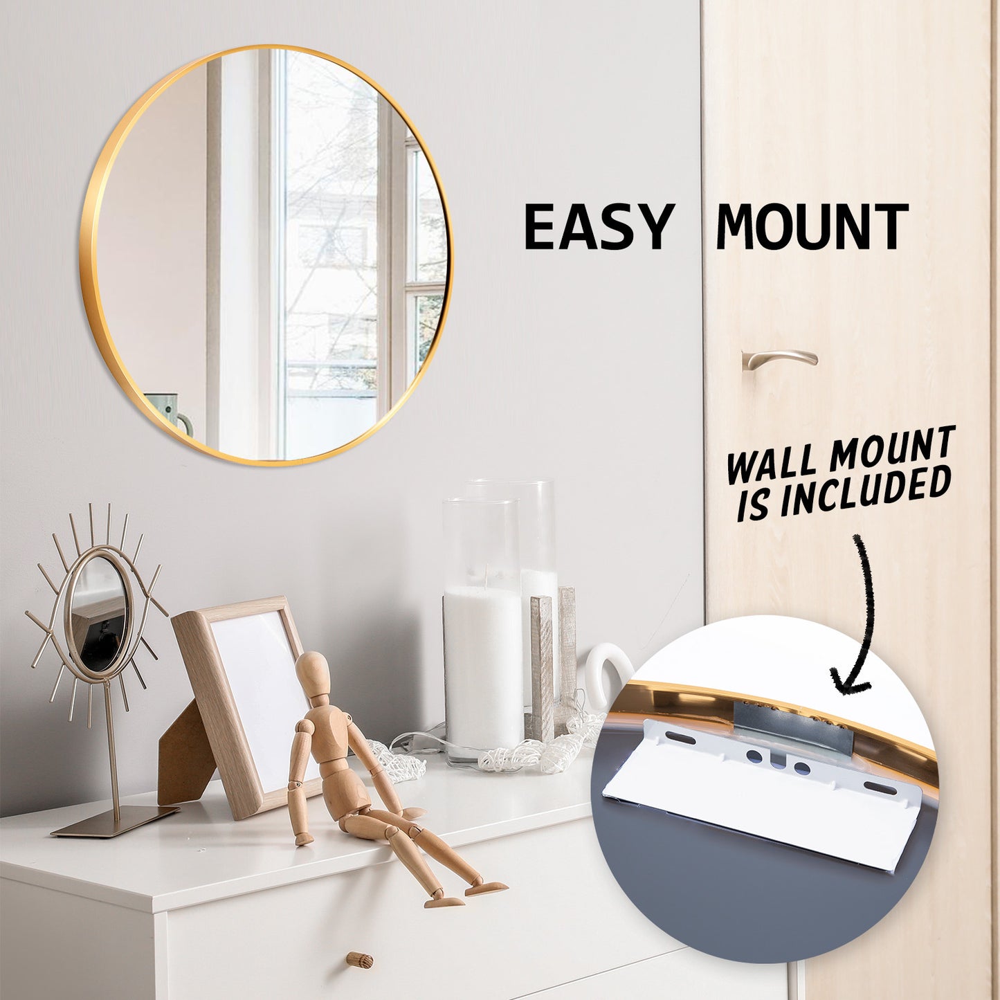 la-bella-gold-wall-mirror-round-aluminum-frame-makeup-decor-bathroom-vanity-50cm at www.mallsonline.com.au
