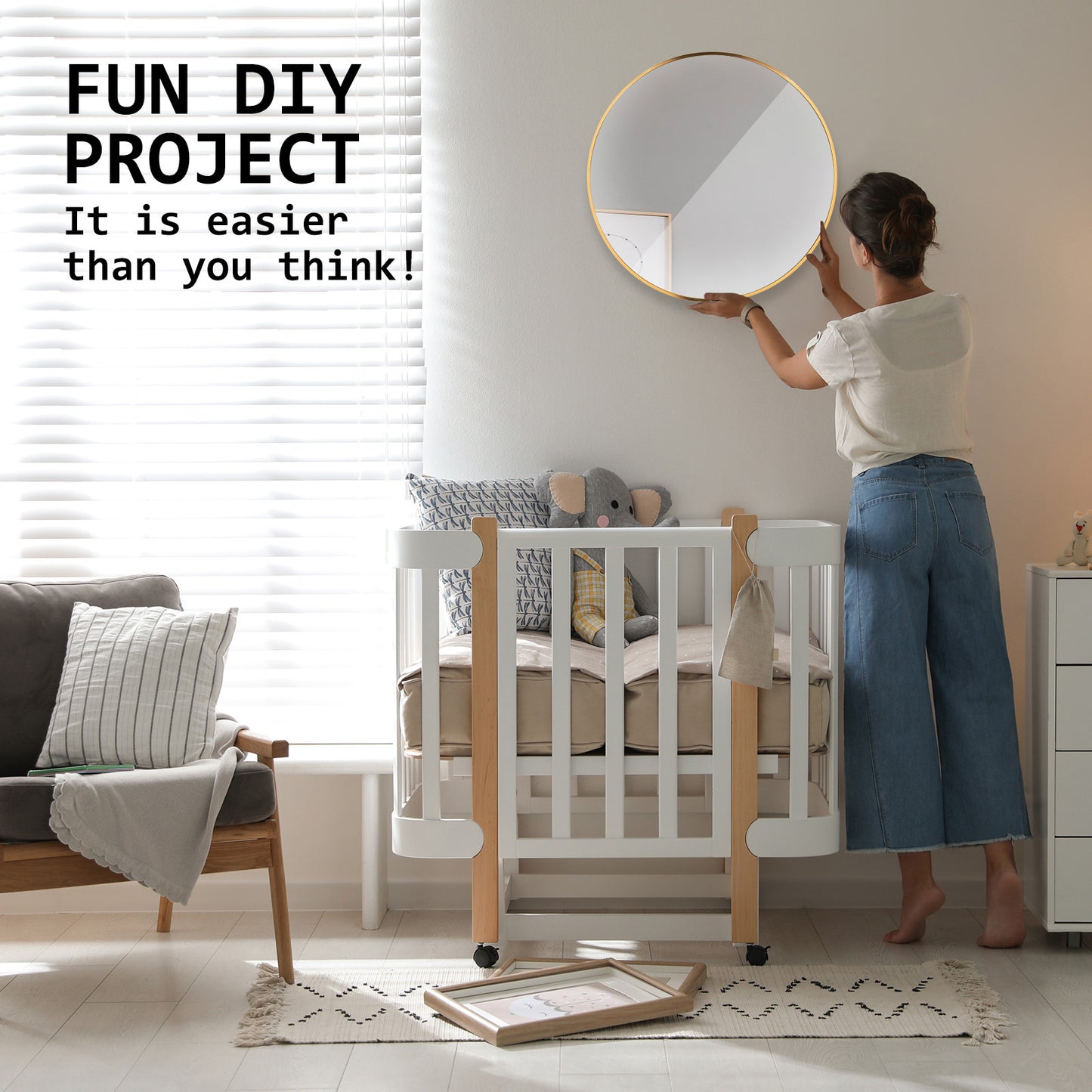 la-bella-gold-wall-mirror-round-aluminum-frame-makeup-decor-bathroom-vanity-50cm at www.mallsonline.com.au