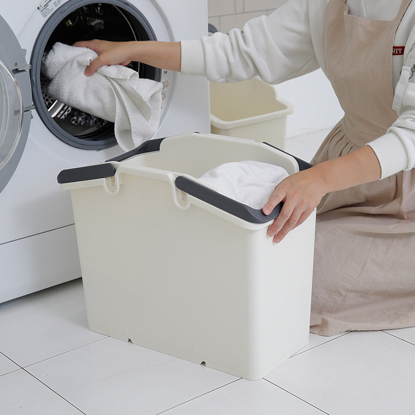 nplastic-2-set-ivory-stackable-multipurpose-laundry-basket www.mallsonline.com.au