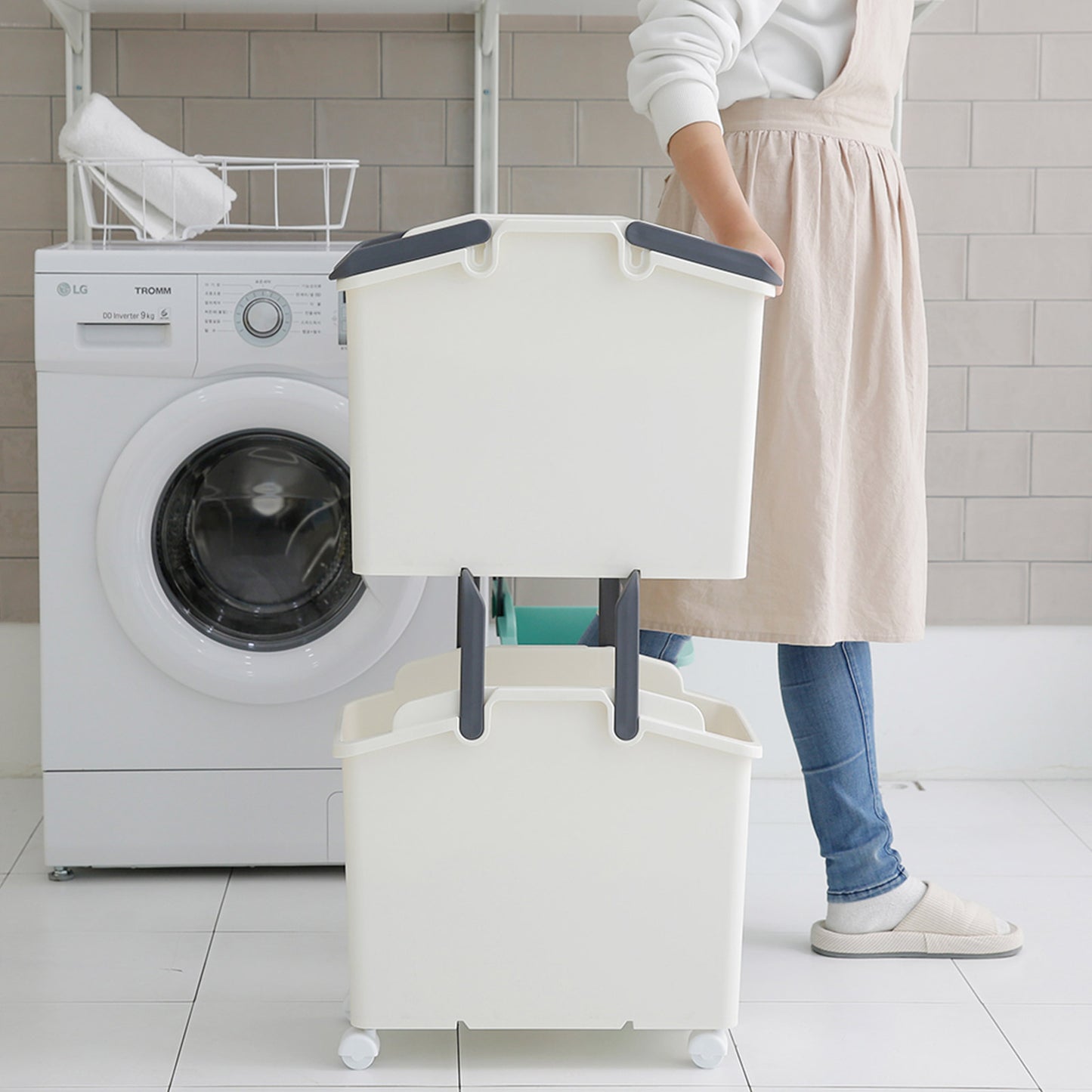 nplastic-2-set-ivory-stackable-multipurpose-laundry-basket www.mallsonline.com.au