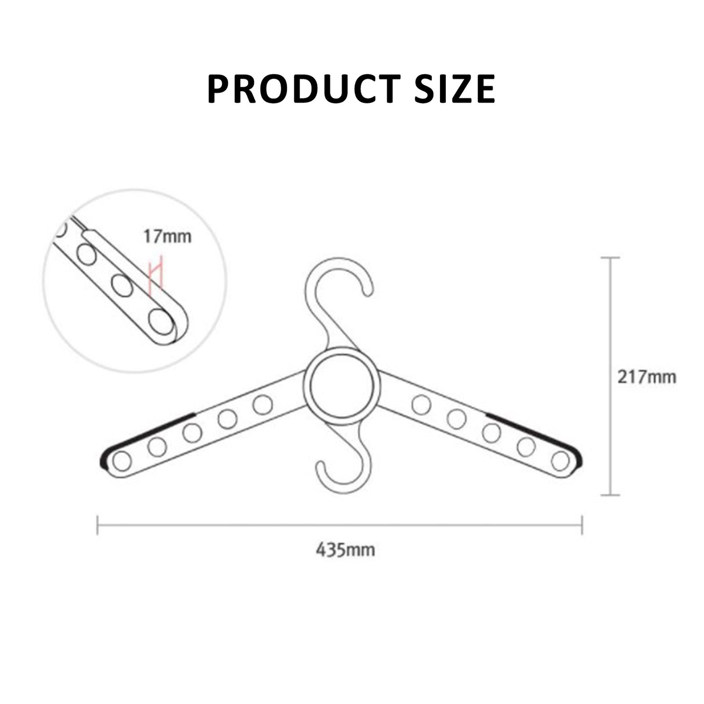 wing-50-set-white-plus-hanger-multiple-clothes-rack-organizer-foldable www.mallsonline.com.au