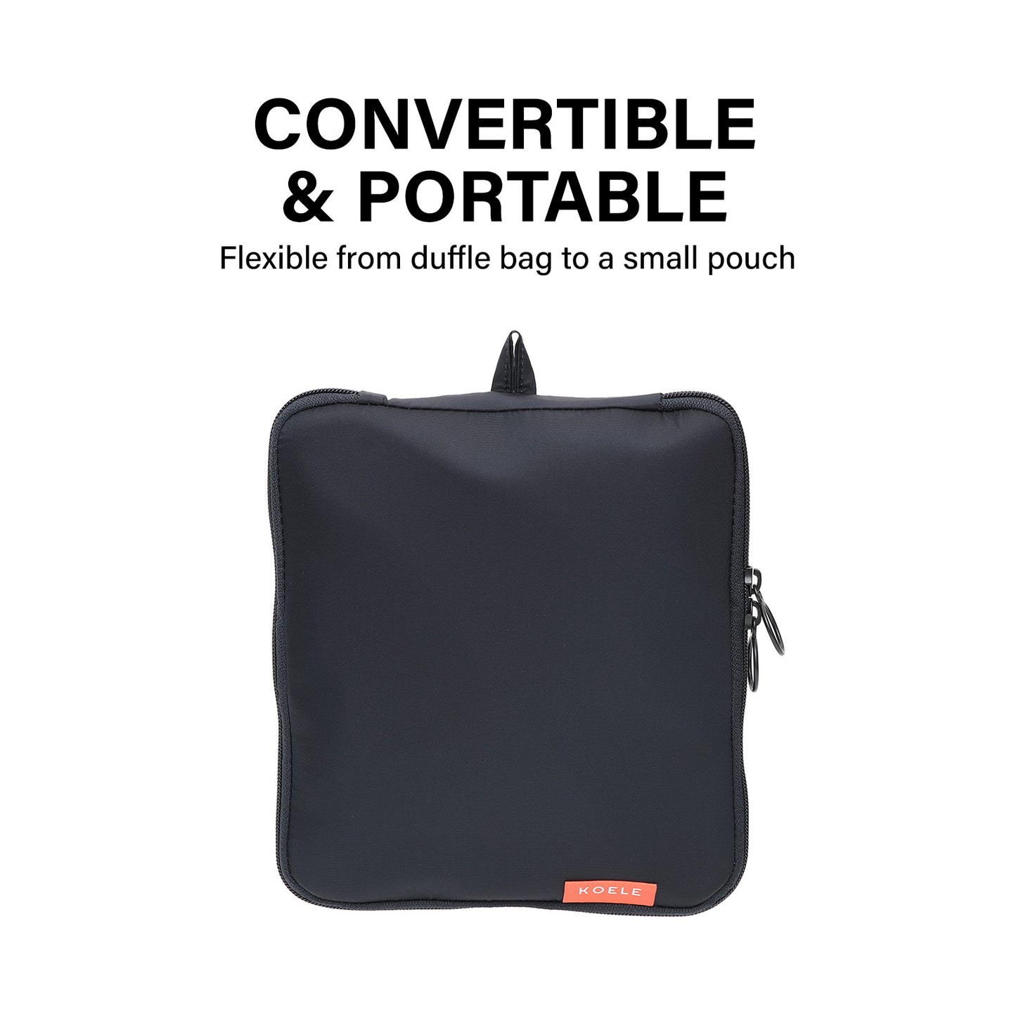 koele-navy-shopper-bag-travel-duffle-bag-foldable-laptop-luggage-ko-boston at www.mallsonline.com.au
