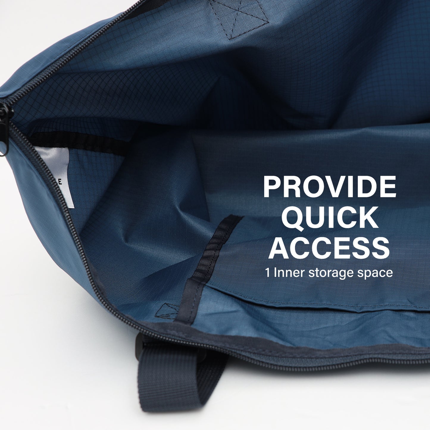 koele-navy-shopper-bag-tote-bag-foldable-travel-laptop-grocery-ko-dual at www.mallsonline.com.au