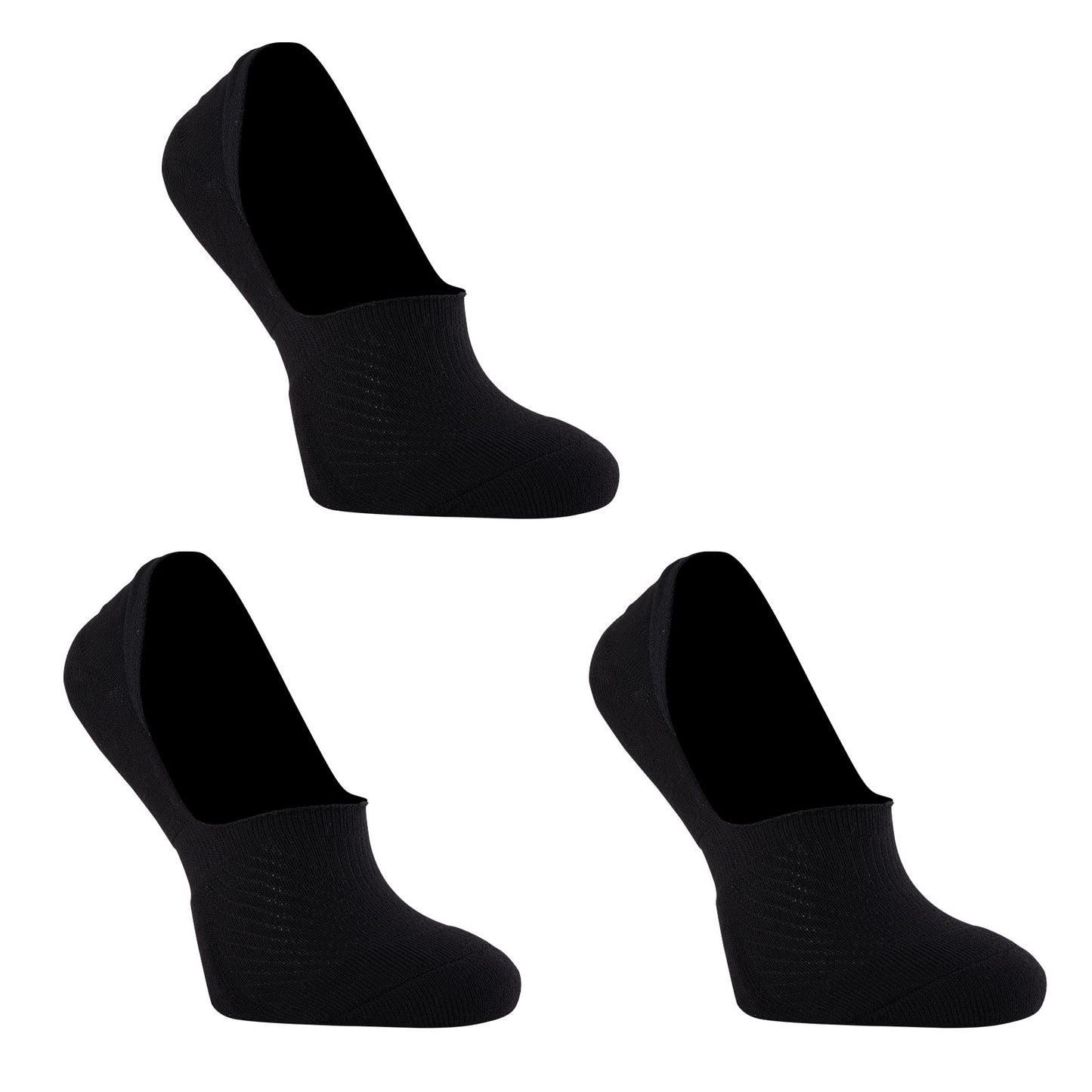 rexy-3-pack-large-black-cushion-no-show-ankle-socks-non-slip-breathable at www.mallsonline.com.au