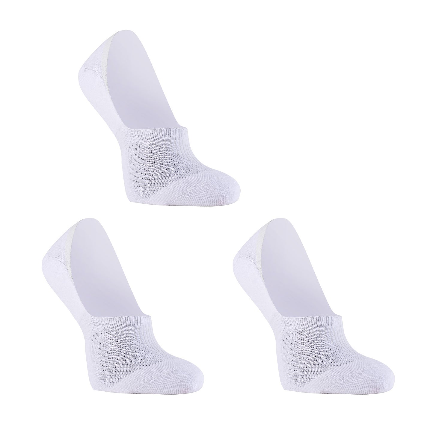 rexy-3-pack-medium-white-cushion-no-show-ankle-socks-non-slip-breathable at www.mallsonline.com.au