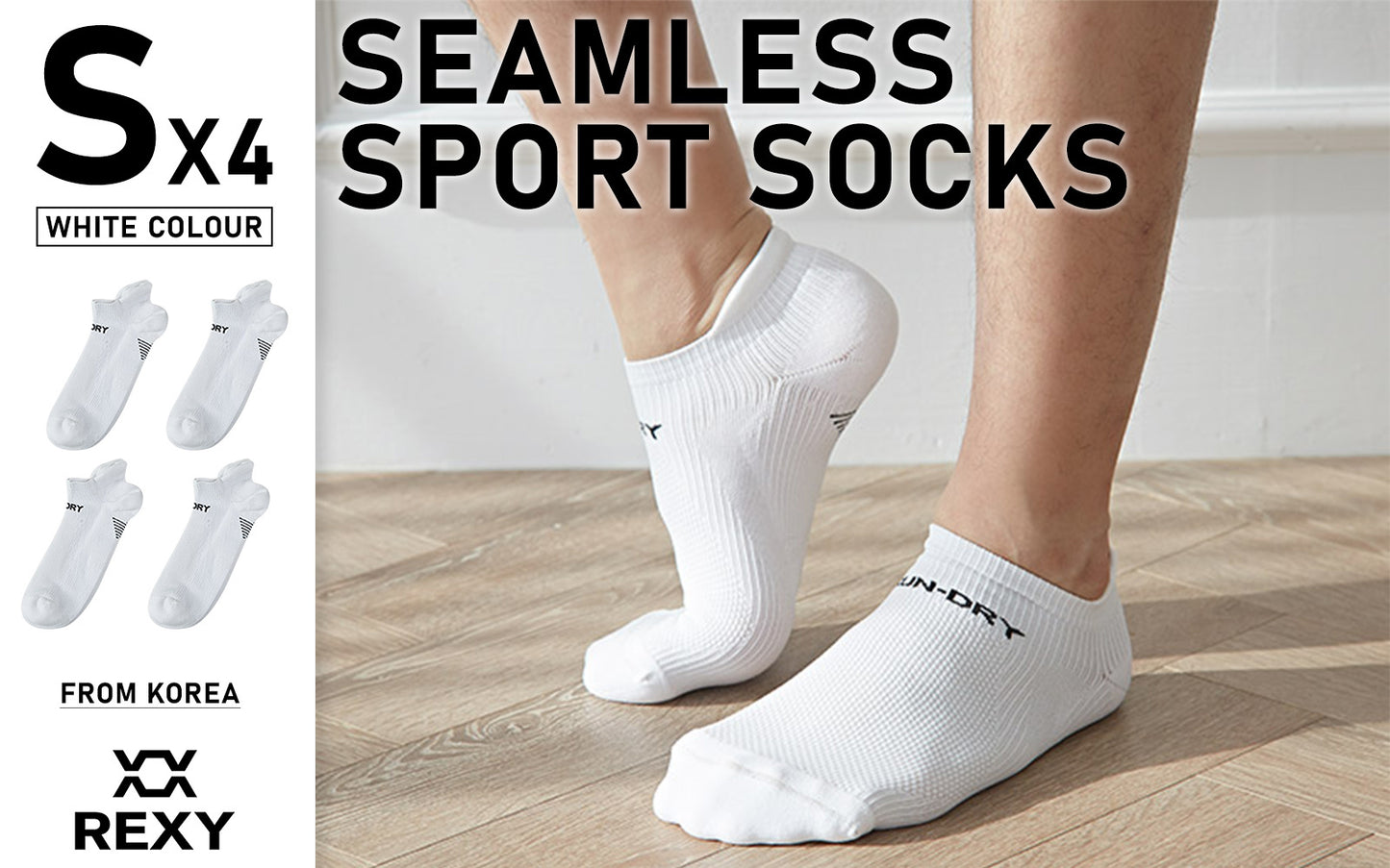 rexy-4-pack-small-white-seamless-sport-sneakers-socks-non-slip-heel-tab at www.mallsonline.com.au