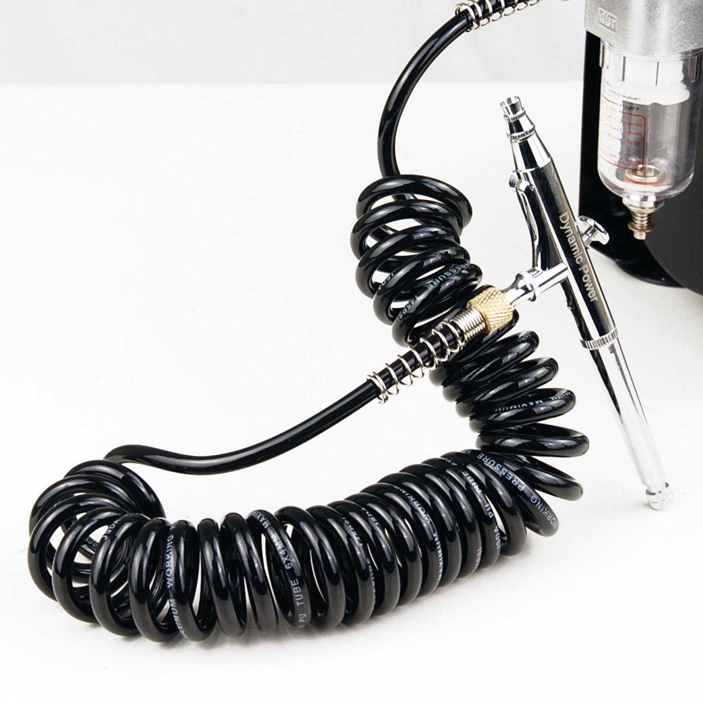 dynamic-power-2-set-air-brush-hose-coiled-retractable-compressor-1-8in-3m at www.mallsonline.com.au