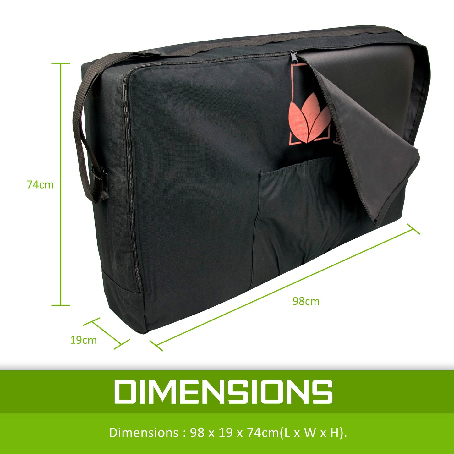forever-beauty-black-massage-table-bed-portable-carry-bag-therapy-waxing-70cm at www.mallsonline.com.au