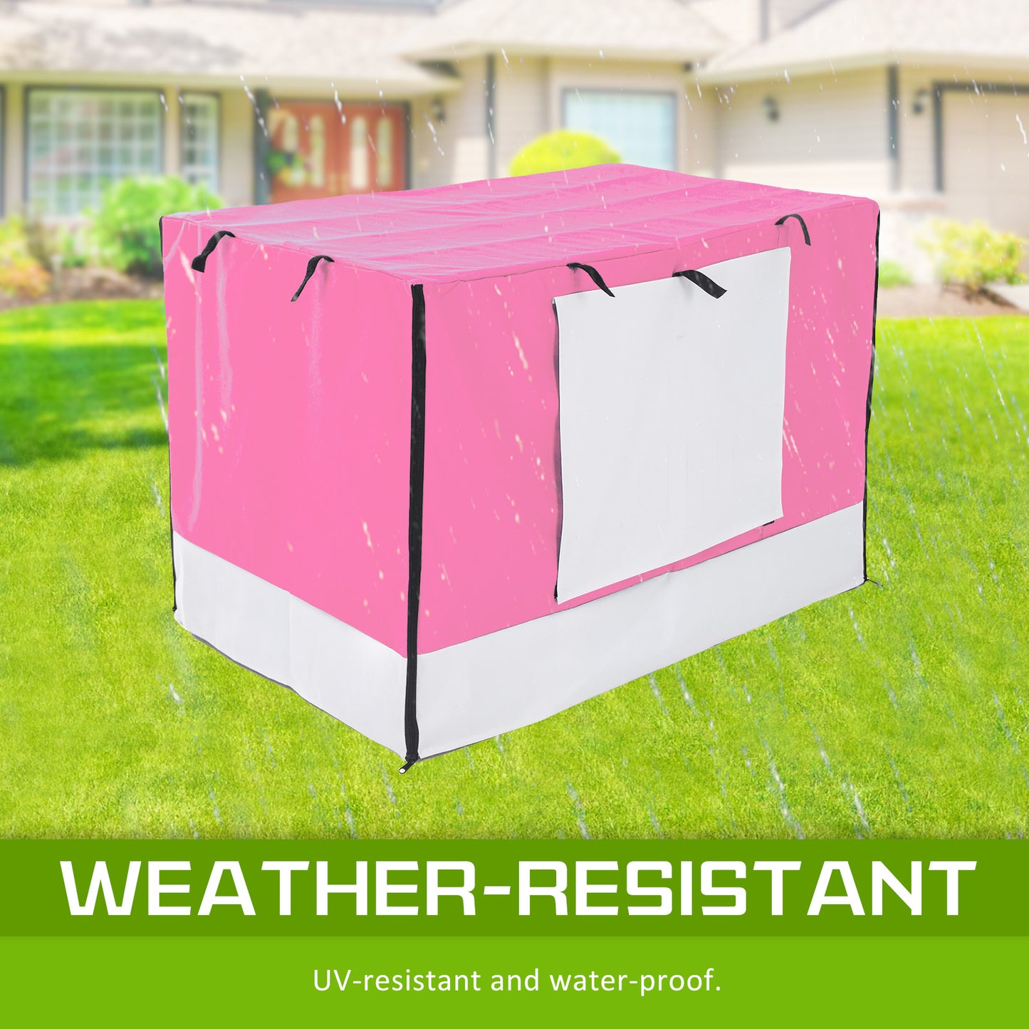 paw-mate-pink-cage-cover-enclosure-for-wire-dog-cage-crate-42in www.mallsonline.com.au