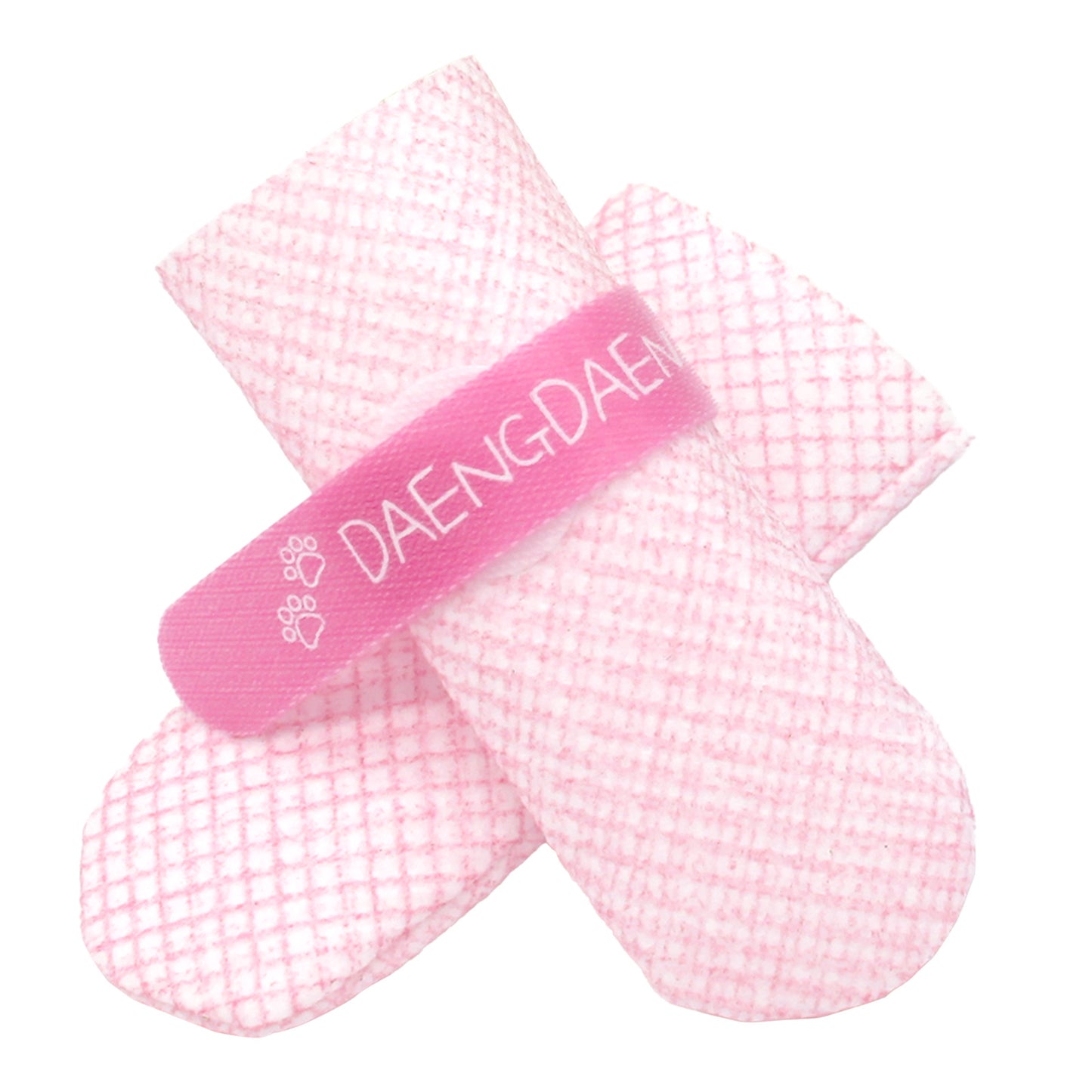 daeng-daeng-shoes-28pc-l-pink-dog-shoes-waterproof-disposable-boots-anti-slip-socks www.mallsonline.com.au